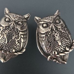 Arctic Buffalo Owl Ear Hangers